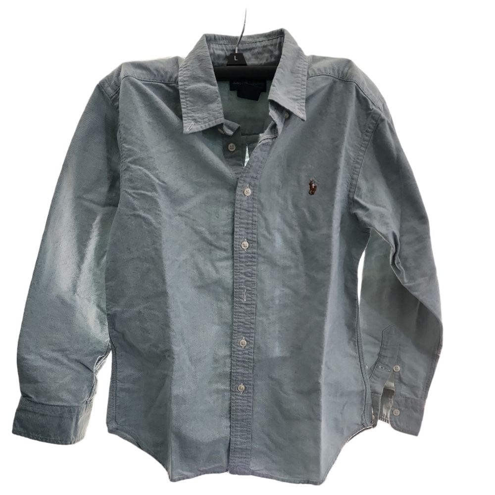 Ralph Lauren Light Blue Kids Button Down Shirt